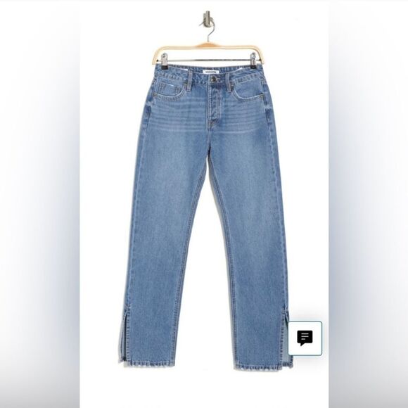 NWT Vigoss Ace Straight Leg Split Hem Jean - Picture 5 of 9